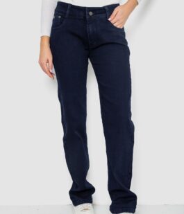 Джинсы женские Slim Fit, цвет темно-синий, 244R1049