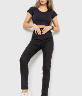 Джинсы женские skinny, цвет черный, 186R0028