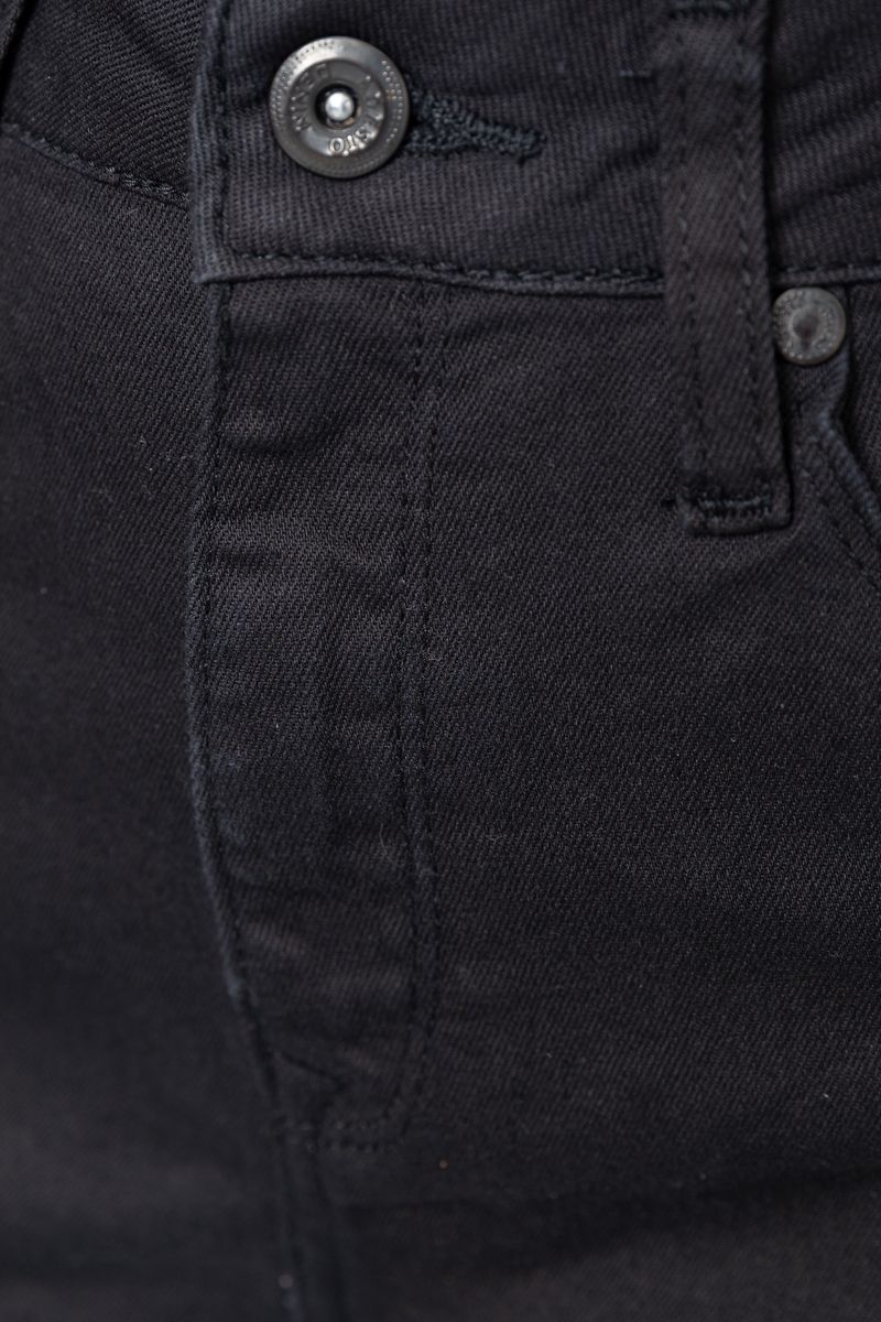 Джинсы женские skinny, цвет черный, 186R0028 — изображение 5