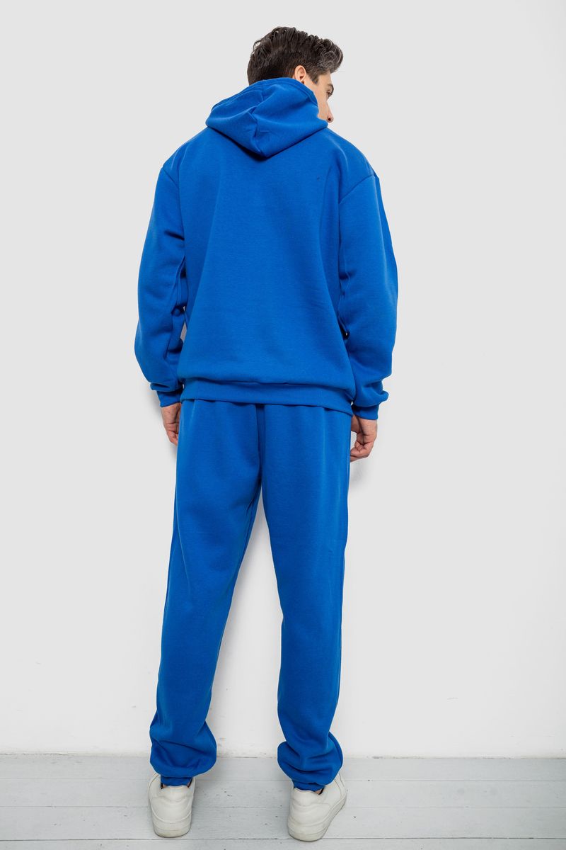 Спортивный костюм мужской на флисе, цвет электрик, 244R9162 — изображение 4