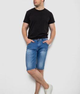 Шорты мужские джинсовые, цвет синий, 244RK7132
