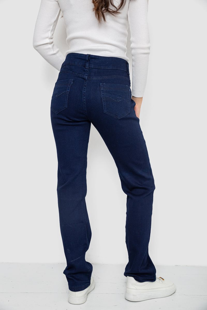 Джинсы женские Slim Fit, цвет темно-синий, 244R1052 — изображение 4
