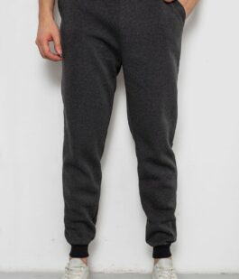 Спортивные штаны мужские на флисе, цвет темно-серый, 238R56910-5