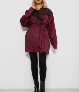 Кардиган женский однотонный, цвет сливовый, 257R001