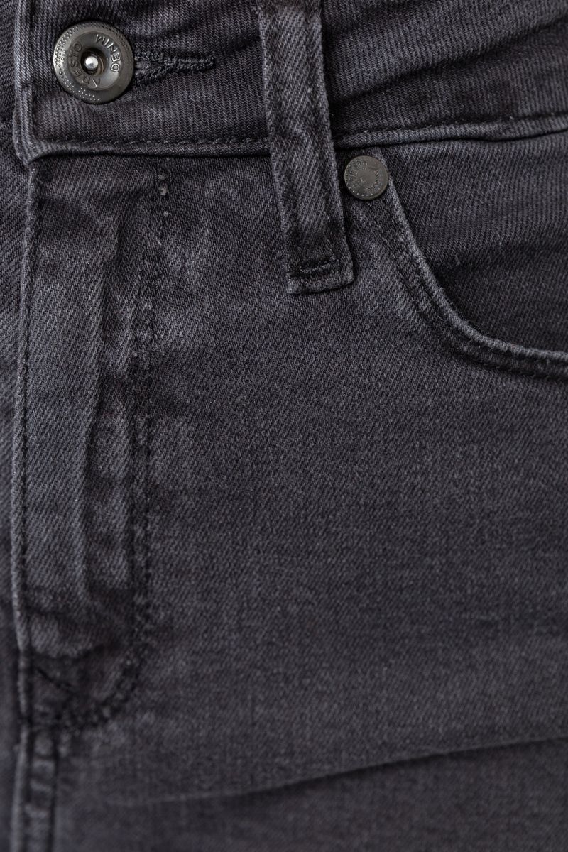 Джинсы женские skinny, цвет темно-серый, 186R0029 — изображение 5