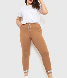 Спорт штаны женские демисезонные, цвет коричневый, 226R027