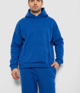 Спортивный костюм мужской на флисе, цвет электрик, 238R029